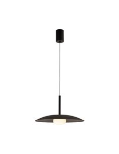 Lámpara Colgante LED regulable en altura LIDIA 12W 3000K Negro