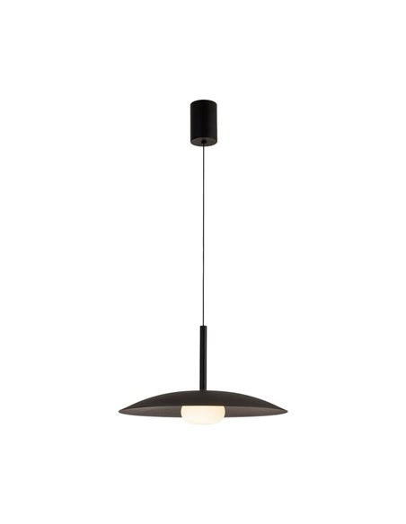 Suspension LED réglable en hauteur LIDIA 12W 3000K Noir