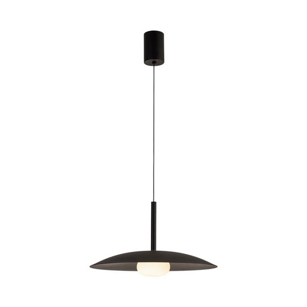 Suspension LED réglable en hauteur LIDIA 12W 3000K Noir