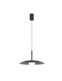 Candeeiro suspenso LED ajustável em altura LIDIA 12W 3000K Cinzento Escuro