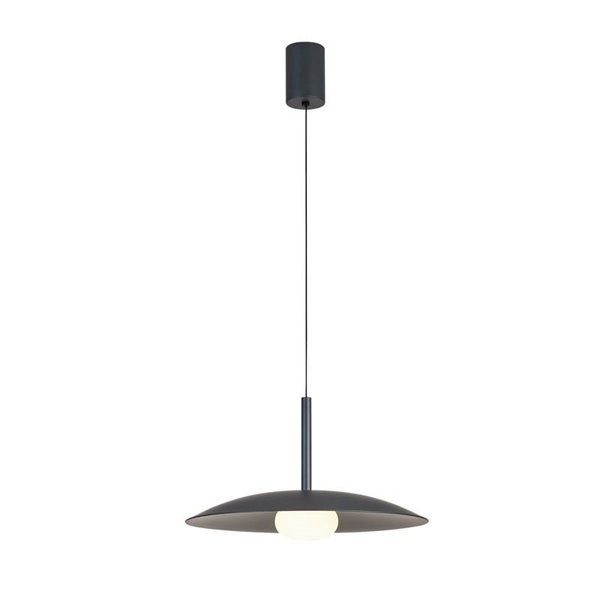Candeeiro suspenso LED ajustável em altura LIDIA 12W 3000K Cinzento Escuro