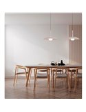 Lámpara Colgante LED regulable en altura LIDIA 12W 3000K Café