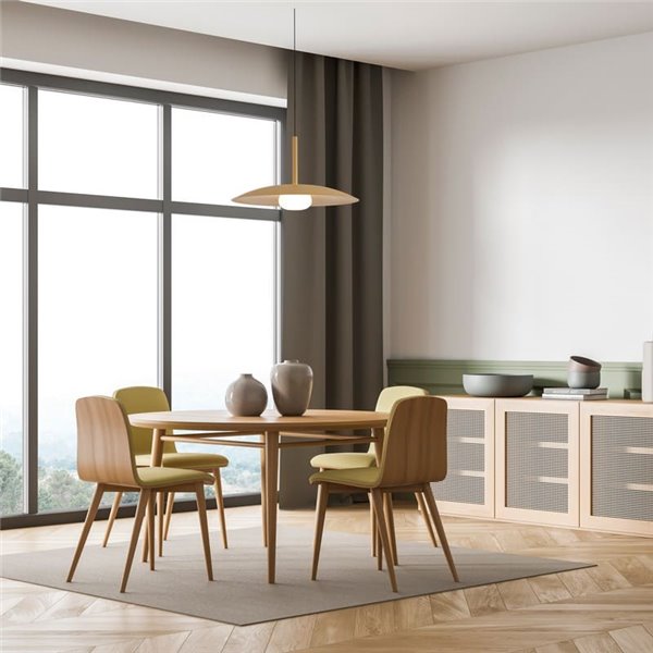 Suspension LED réglable en hauteur LIDIA 12W 3000K Café