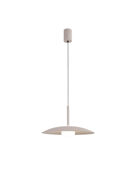 Candeeiro suspenso LED ajustável em altura LIDIA 12W 3000K Branco