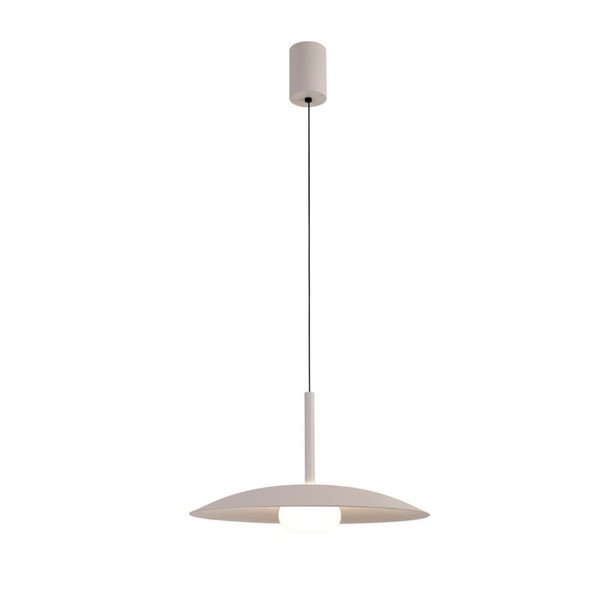 Candeeiro suspenso LED ajustável em altura LIDIA 12W 3000K Branco