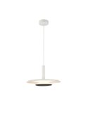 Lámpara Colgante LED TINA con Doble Pantalla Blanca y Negra, 18W 3000K 2350Lm