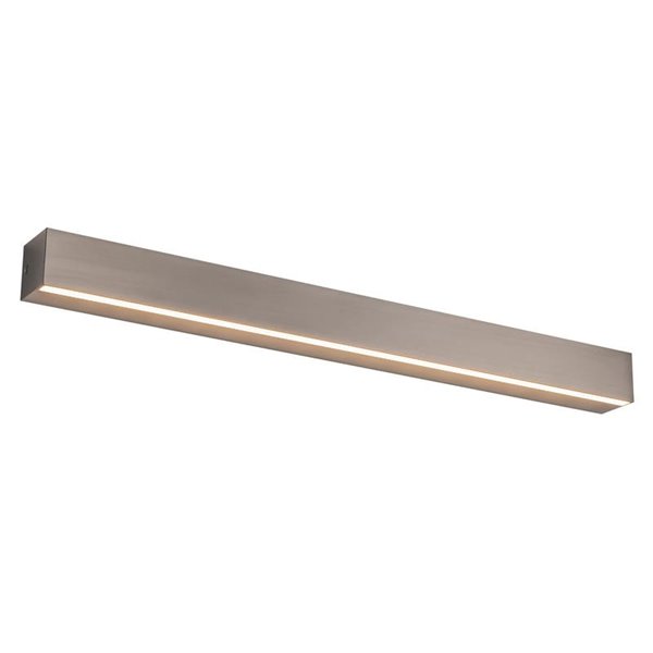 Aplique de pared LED ELEGANCE 24W 3000K 2750Lm, Gris 60,6cm de largo