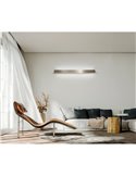 Aplique de pared LED ELEGANCE 24W 3000K 2750Lm, Gris 60,6cm de largo