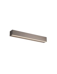 Applique murale LED ELEGANCE 17 W 3000 K 1800 lm, grise, longueur 40,6 cm