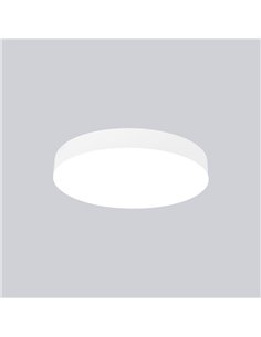 Plafonnier LED avec socle ultra fin TURIN Ø30cm, blanc 23W CCT: 3000K-4000K-5000K, 2200Lm
