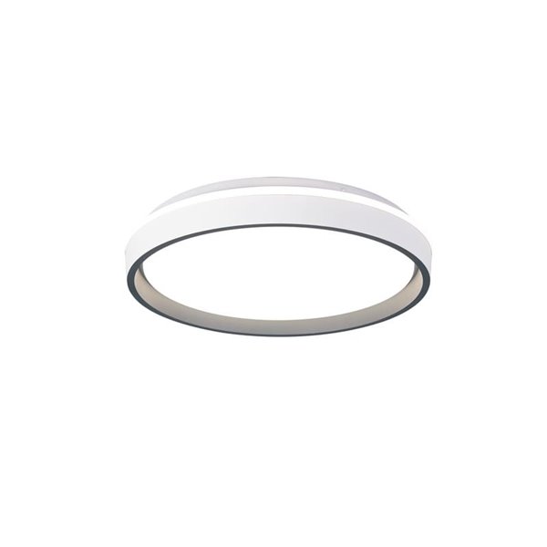 Plafón de Techo LED regulable VERONA 40W, 2700K-5000K, Blanco/Gris, 5400Lm, Ø40cm