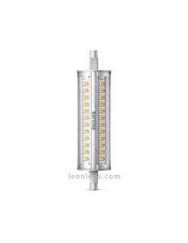 Lámpara Halógena Lineal LED R7S 14W Luz Cálida o Luz Natural 100W Philips Corepro Dimmable | LeonLeds