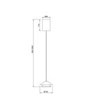 Lámpara Colgante LED con doble pantalla Ø13cm PICCOLA 5W 3000K 550Lm naranja, regulable en altura