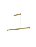 Lampe à suspension LED LINÉAIRE dorée avec capteur manuel marche-arrêt 10-60 mm et intensité lumineuse