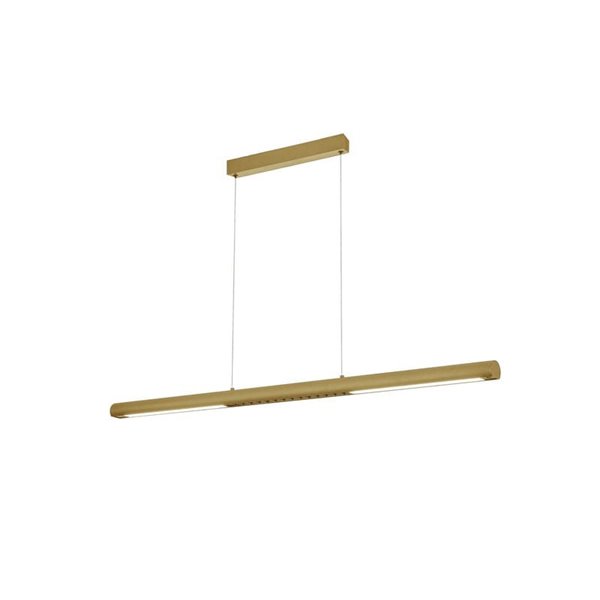 Lámpara Colgante LED LINEAL oro con sensor de mano 10-60mm On-Off e Intensidad de Luz