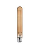 Lâmpada LED Vidro Âmbar T30 E27, Potência 6W, 2400K 575Lm - 185x30mm
