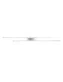 Plafón LED ODIO 2 Barras 22W 3200Lm 3000K IP20 Níquel | LeonLeds