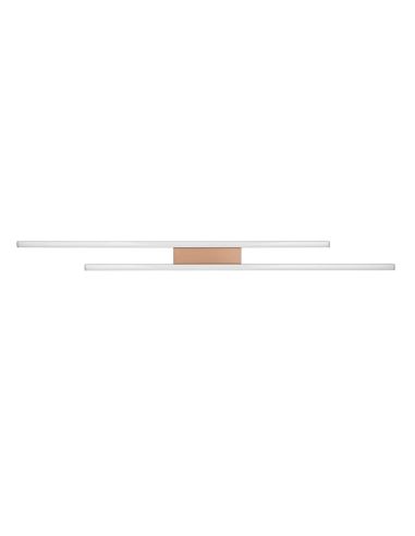 Plafonnier LED ODIO Bars 22W 3200Lm 3000K IP20 Gris | LéonLeds