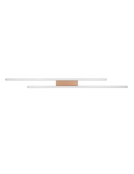 Plafonnier LED ODIO Bars 22W 3200Lm 3000K IP20 Gris | LéonLeds