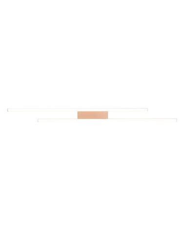 Plafón LED ODIO Barras 22W 3200Lm 3000K IP20 Gris | LeonLeds