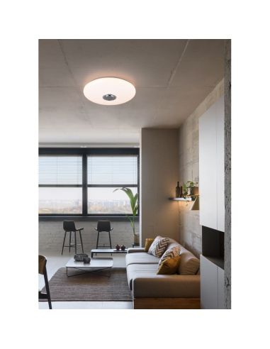 Plafonnier LED 36W avec Haut-Parleur MUSICA RGB 2700-6500K 3900Lm | LéonLeds