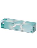 Regleta de 2 Focos de techo/pared para baños IDRIS 2xGU10 (No incl) blanco, ClickFix