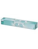 Regleta de 3 Focos de techo/pared para baños IDRIS 3xGU10 (No incl) Blanco, ClickFix