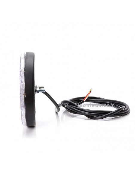 Kit Pilotos Led Redondos Blancos Waspara camion y remolque | LeonLeds