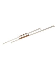 Plafón LED ODIO Barras 22W 3200Lm 3000K IP20 Gris | LeonLeds