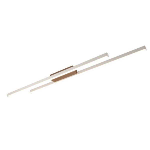 Plafón LED ODIO Barras 22W 3200Lm 3000K IP20 Gris | LeonLeds