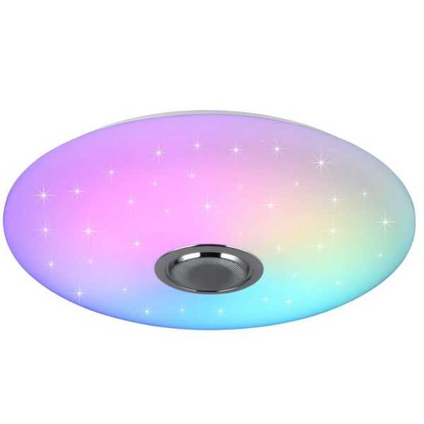 Plafón LED 36W con Altavoz MUSICA RGB 2700-6500K 3900Lm | LeonLeds