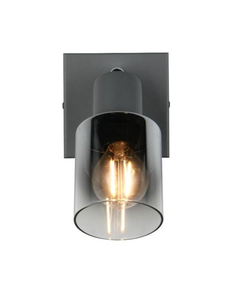 Aplique de Pared Interior CADIZ Tulipa Ahumada 1xE14 IP20 | LeonLeds