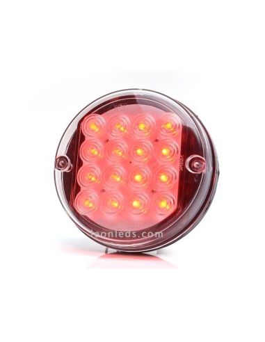 Piloto Antiniebla LED Redondo Tulipa Transparente 24V de Was Barato | LeonLeds
