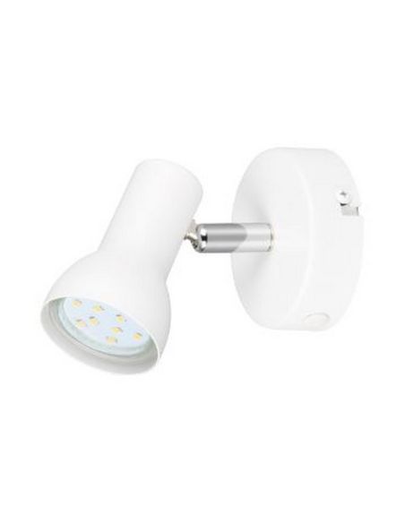 Aplique de Pared o Techo Estilo Foco CANTAR Blanco | LeonLeds