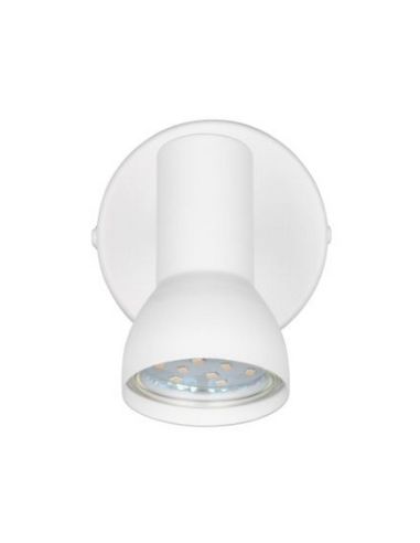 Aplique de Pared o Techo Estilo Foco CANTAR Blanco | LeonLeds