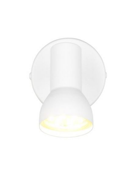 Aplique de Pared o Techo Estilo Foco CANTAR Blanco | LeonLeds