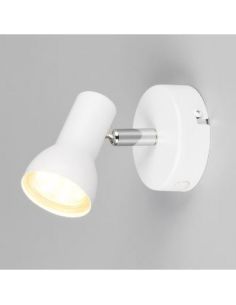 Aplique de Pared o Techo Estilo Foco CANTAR Blanco | LeonLeds 2