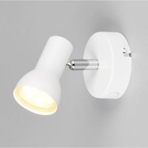 Aplique de Pared o Techo Estilo Foco CANTAR Blanco | LeonLeds