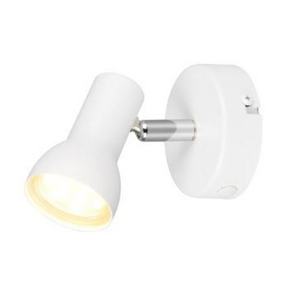 Aplique de Pared o Techo Estilo Foco CANTAR Blanco | LeonLeds