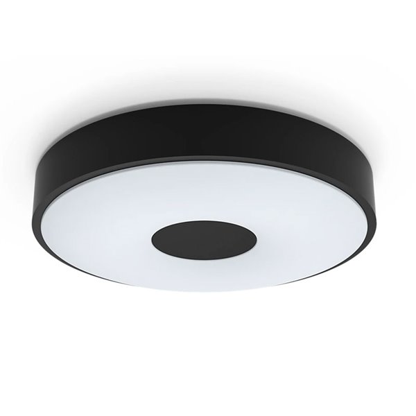 Plafón de techo LED redondo 24W negro Ø38,9cm, COINER SCENESWITCH  2700K-2700Lm/4000K-2800Lm