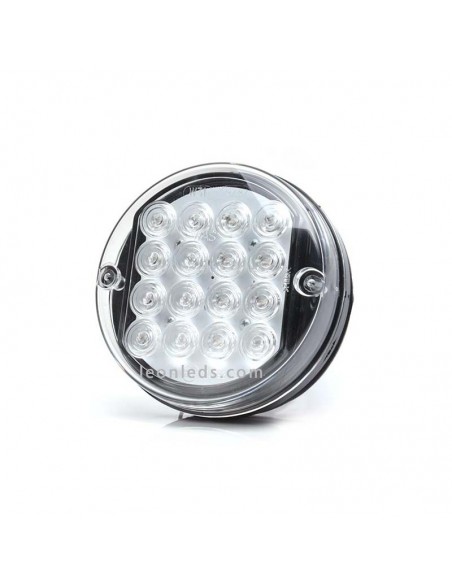 Piloto Antiniebla LED Redondo Tulipa Transparente 24V de Was Barato | LeonLeds