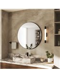 Aplique LED mural ROVER negro para espejos de baño, 2700K 44,2cm/60,2cm de largo - ClickFix - Estanco al agua