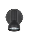 Aplique de Pared o Techo Estilo Foco CANTAR Negro | LeonLeds