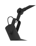 Lámpara colgante con 2 cabezales tipo flexo articulado y orientable negro TAKELEY, 2xE27