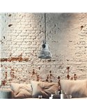 Lámpara Colgante BARNSTAPLE, Estilo Industrial en Zinc Galvanizado, E27