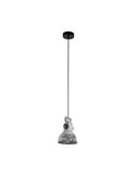 Lámpara Colgante BARNSTAPLE, Estilo Industrial en Zinc Galvanizado, E27