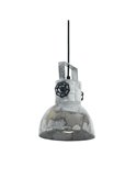 Candeeiro suspenso BARNSTAPLE, estilo industrial em zinco galvanizado, E27