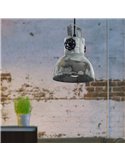 Candeeiro suspenso BARNSTAPLE, estilo industrial em zinco galvanizado, E27