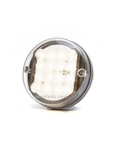 Piloto Marcha Atrás LED Redondo Transparente 24V de Was | LeonLeds