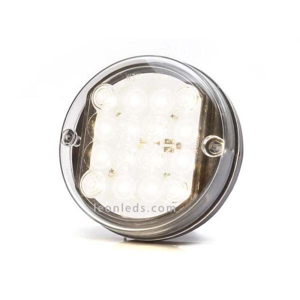 Feu de recul LED Rond Transparent 24V de Was | leonleds